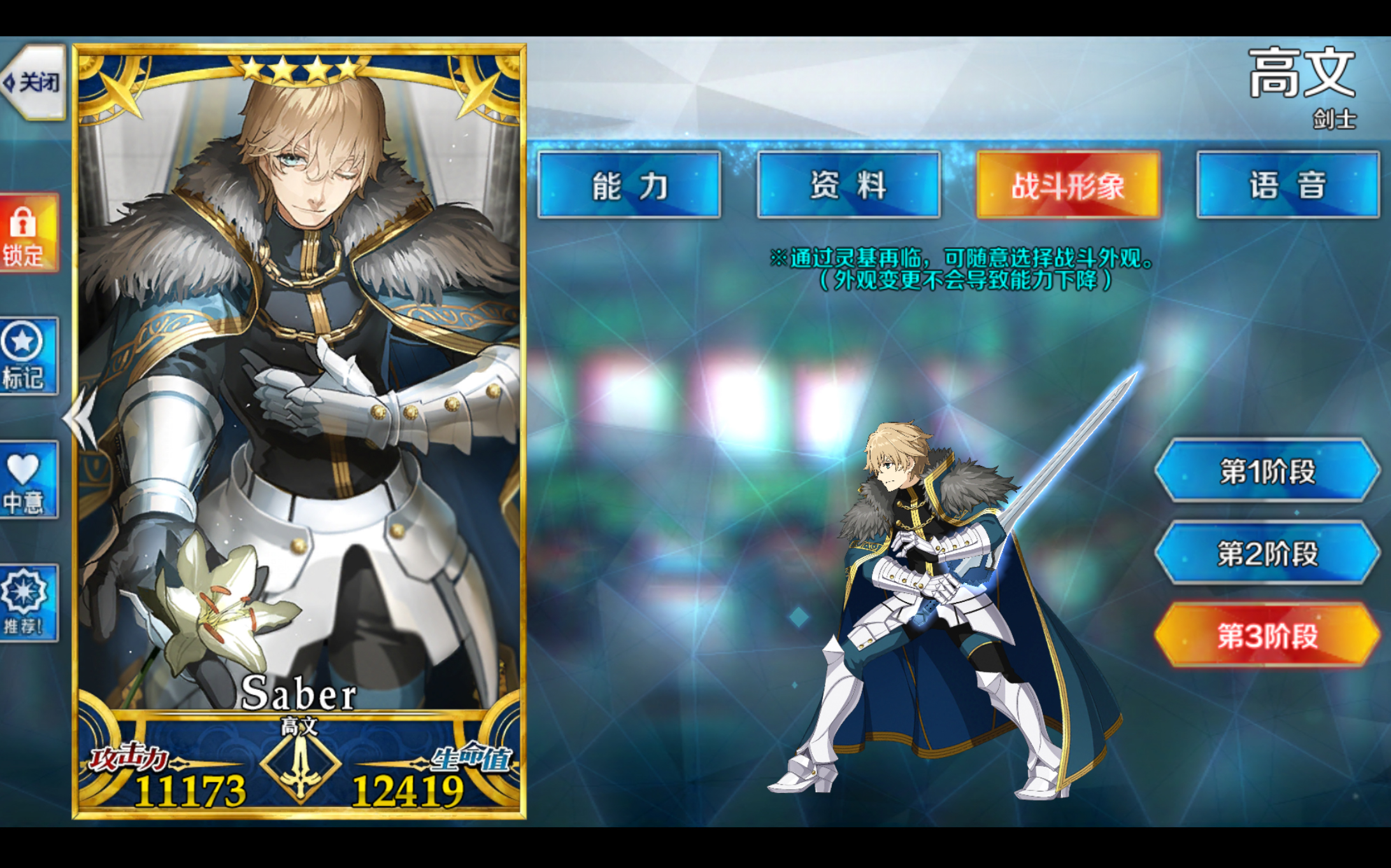 fgo高文一破三破战斗模组展示