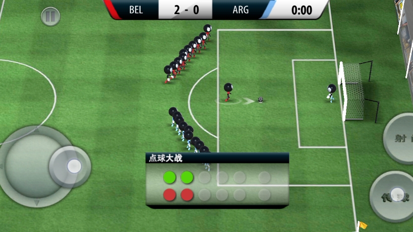 火柴人足球,挺好玩的小游戏,而且还是单机