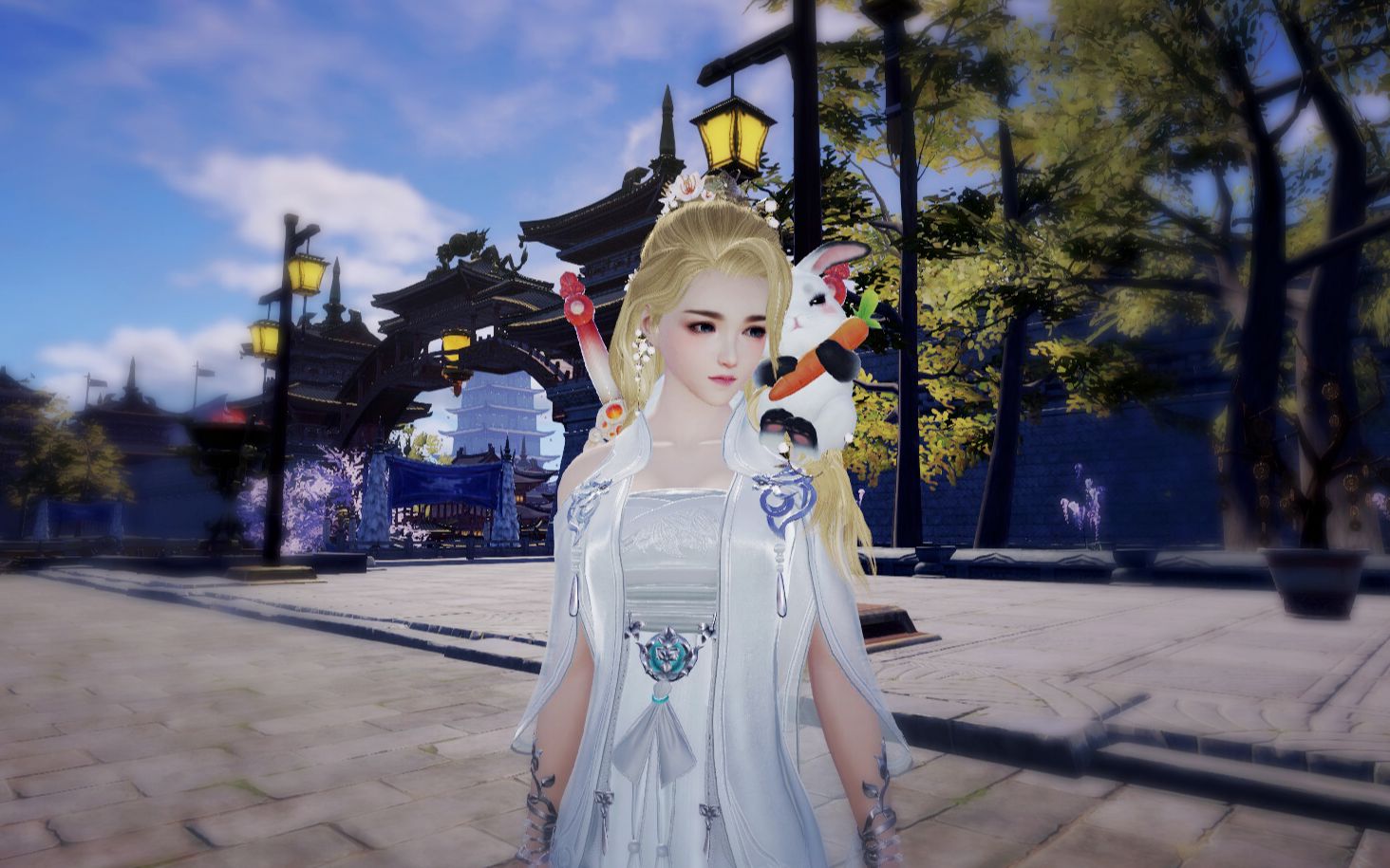 剑三70工作服白色秀秀实装