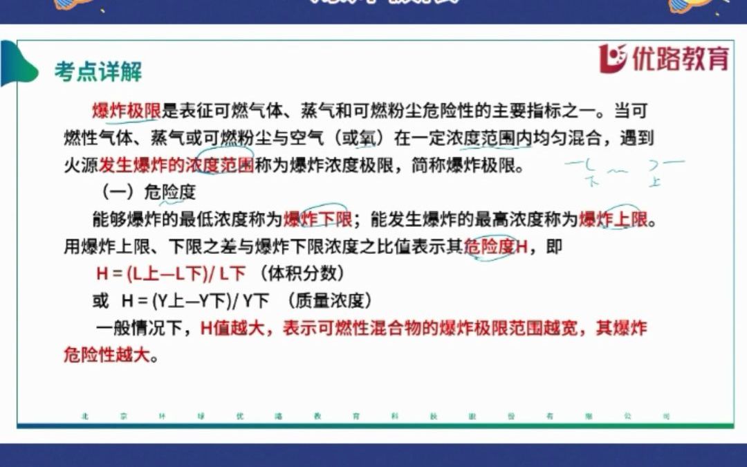 爆炸极限,本考点属于高频考点,需要理解记忆~哔哩哔哩bilibili