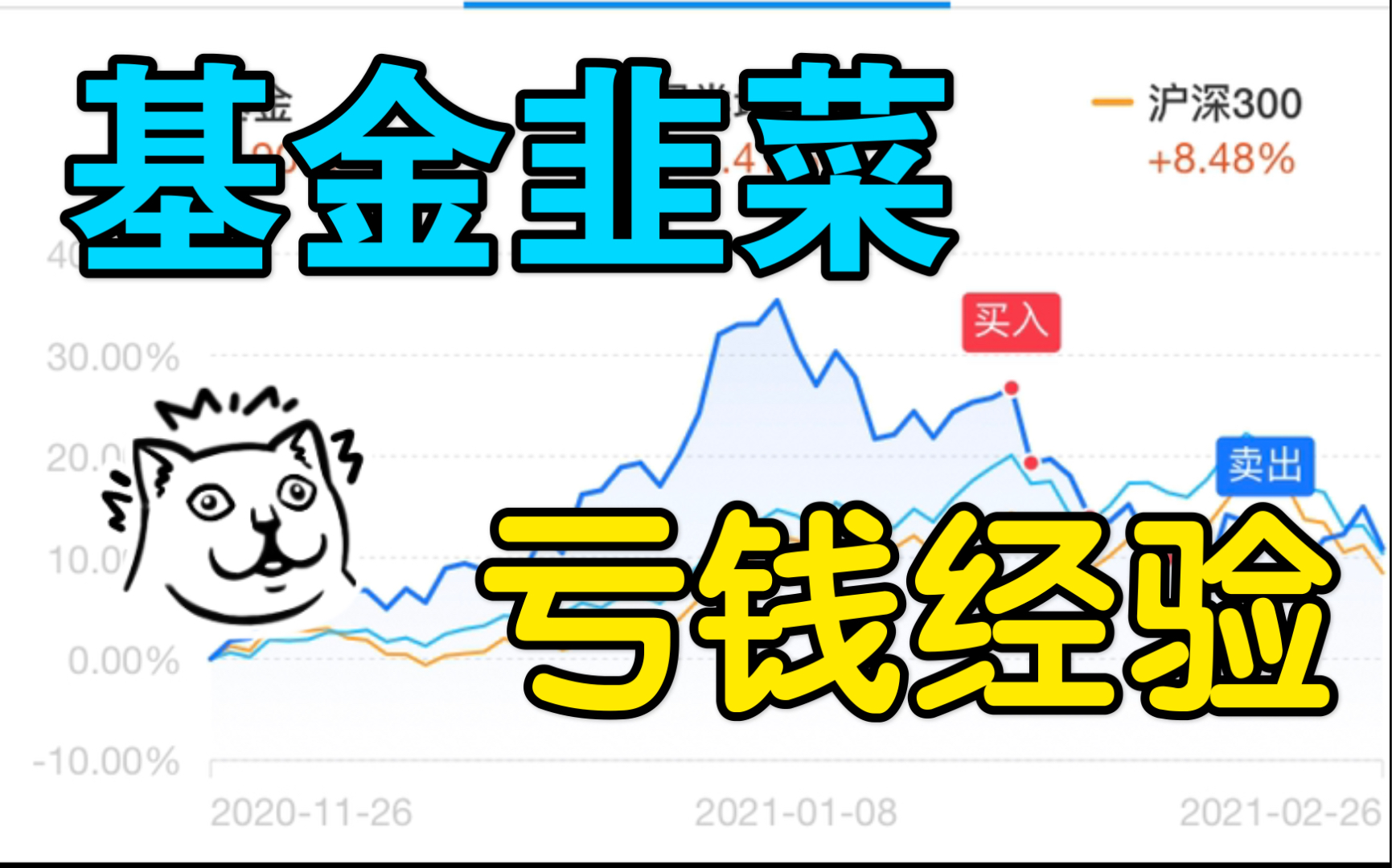 新晋基金小韭菜最近一个月的教训总结