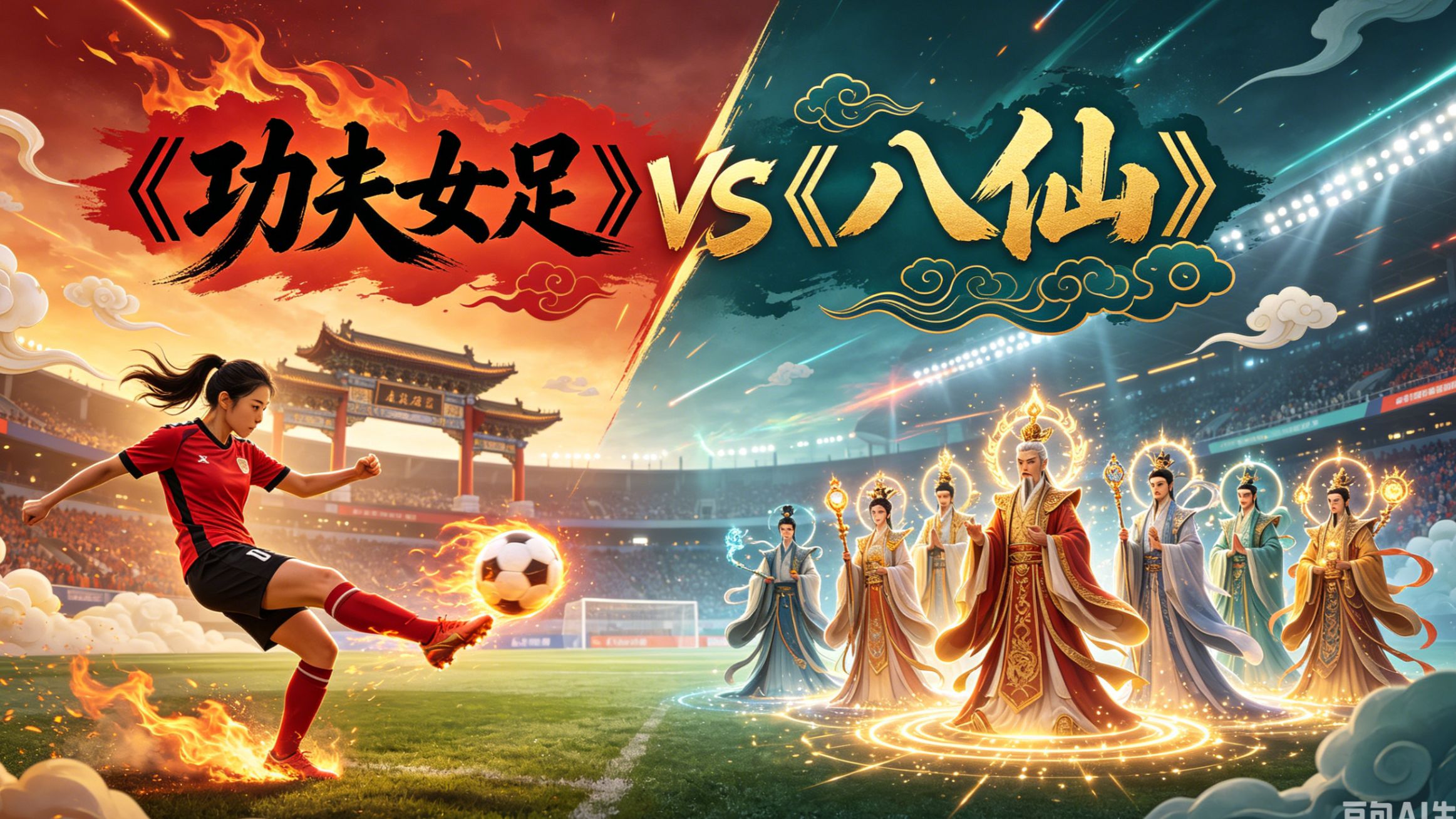 《功夫女足》VS《八仙》