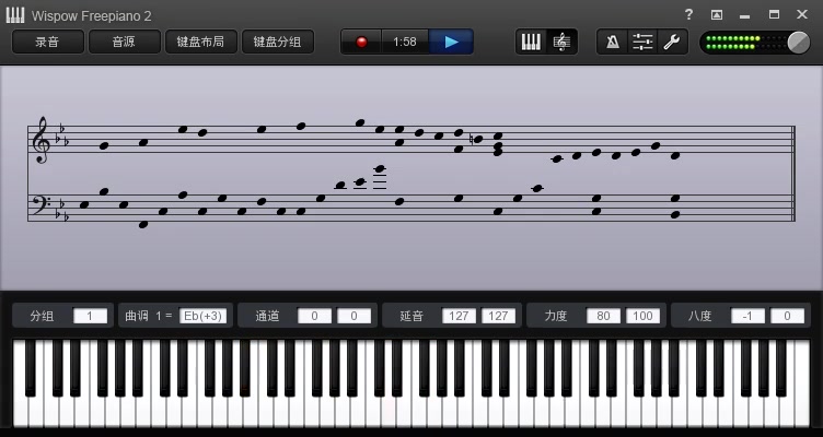 【转载】电脑钢琴模拟器freepiano弹奏《天空之城》哔哩哔哩bilibili