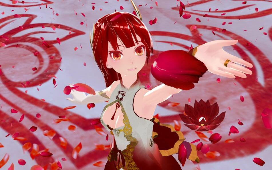 【东方栀子】mmd落花情