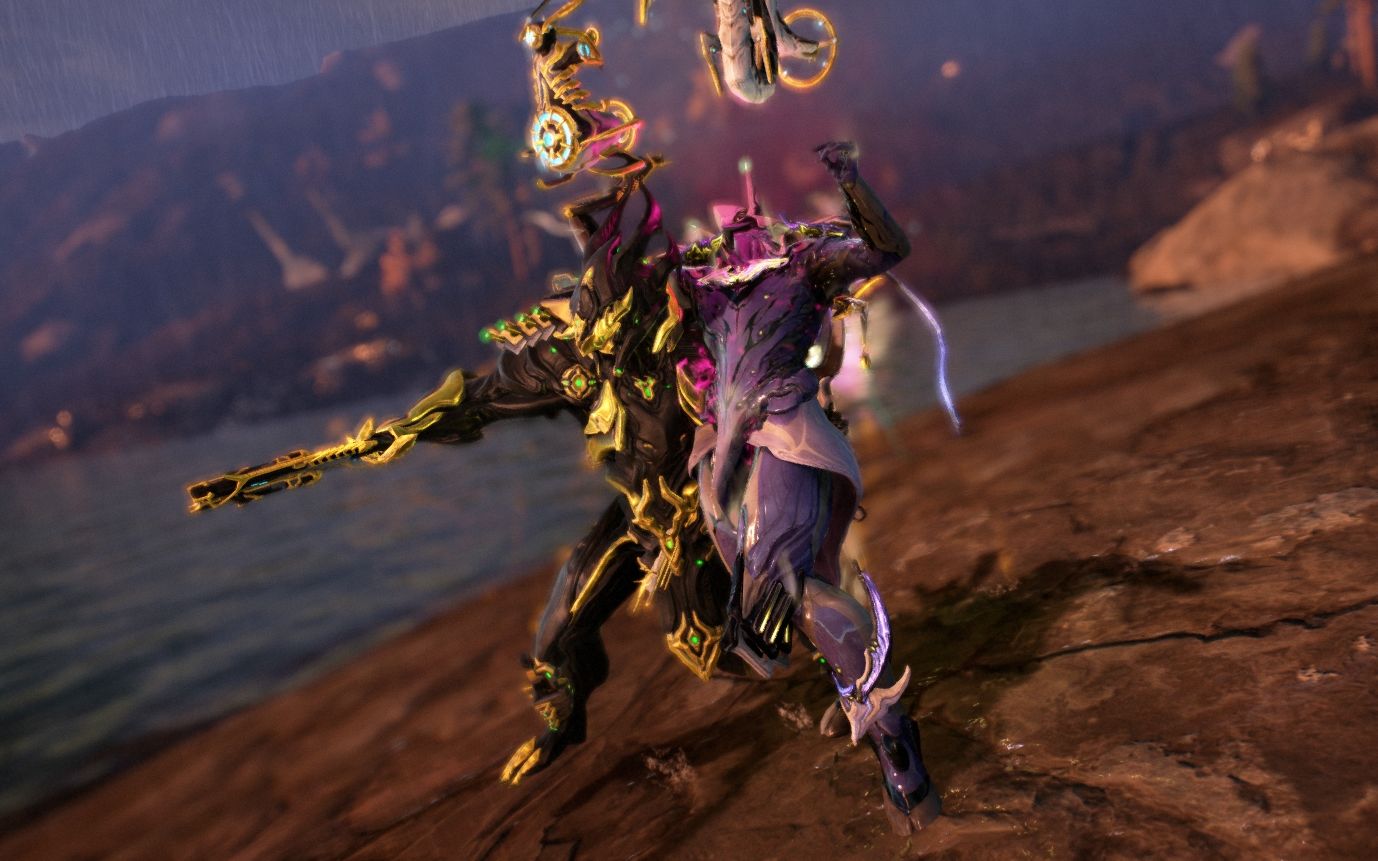 warframe 夜灵 龙电双人6x3 18连 有手就行的电盾pov