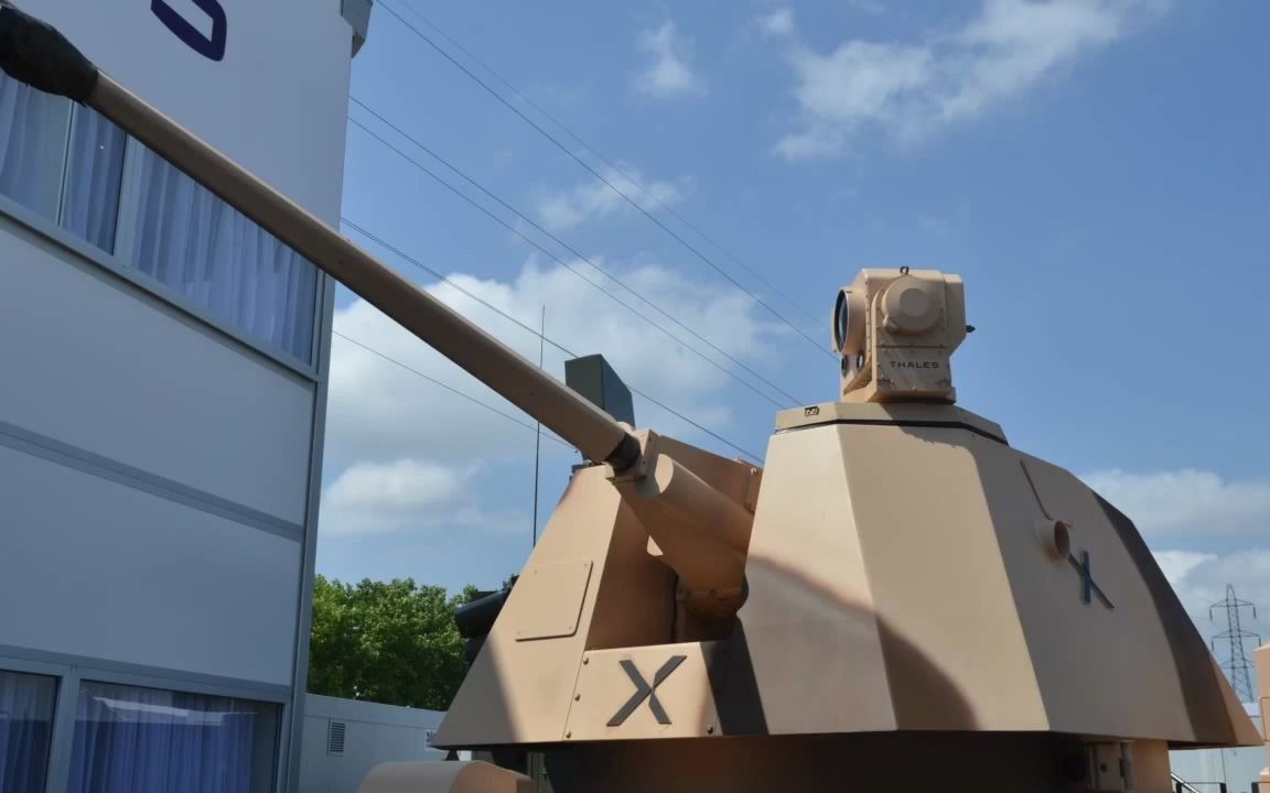 【2014欧洲萨托利防务展】泰勒斯rapidfire埋头弹高射炮