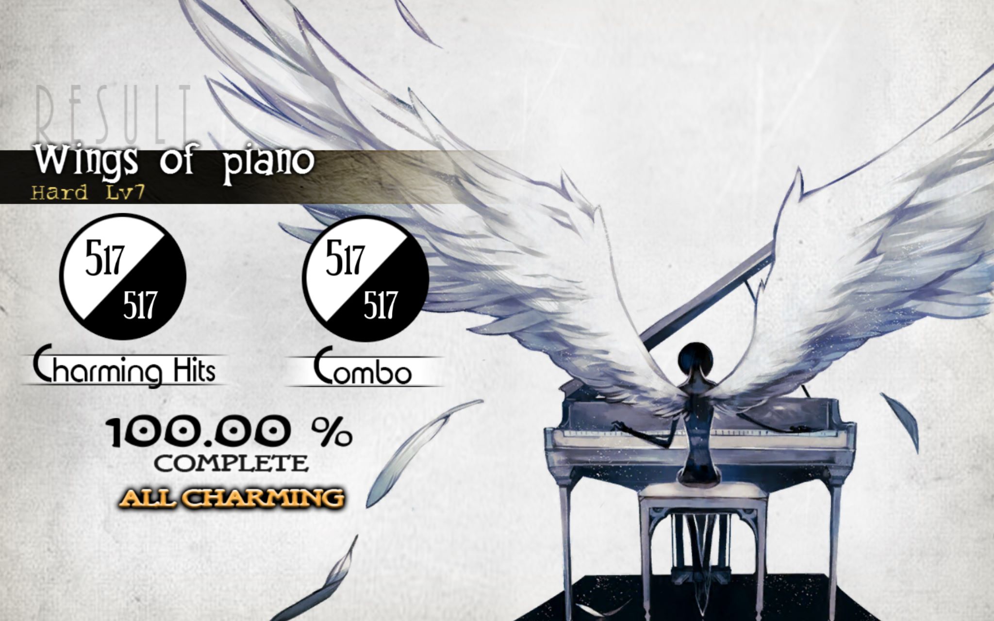 [图][Deemo] Wings of piano (Hard Lv.7) 100.00% All Charming