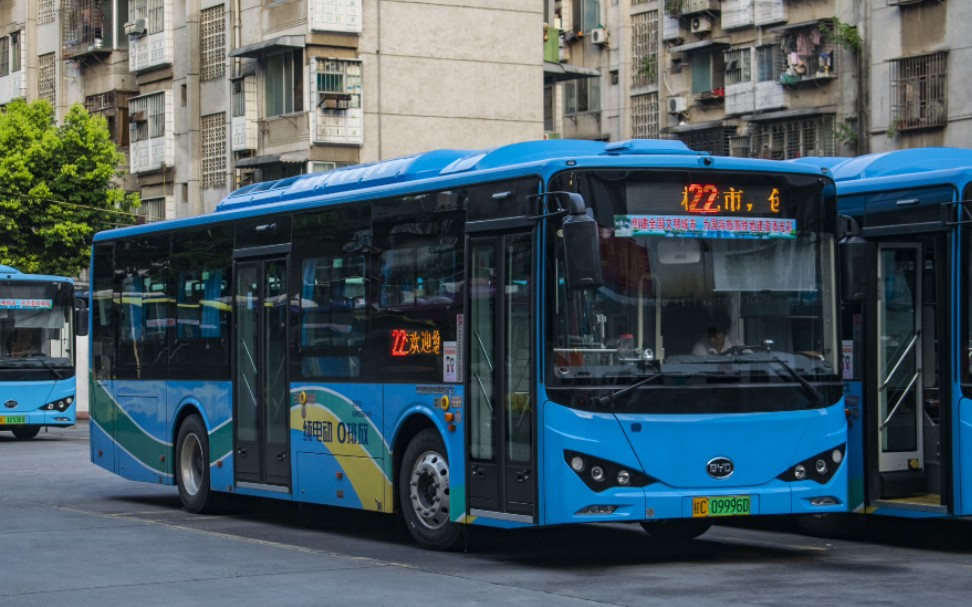 【pov】南门烟雨·湖光潋滟 桂林公交22路「天鹅塘63桂林西站」往返