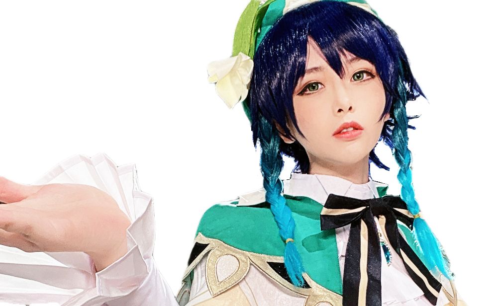 国服第一扳手cos温迪这么可爱果然是男孩子