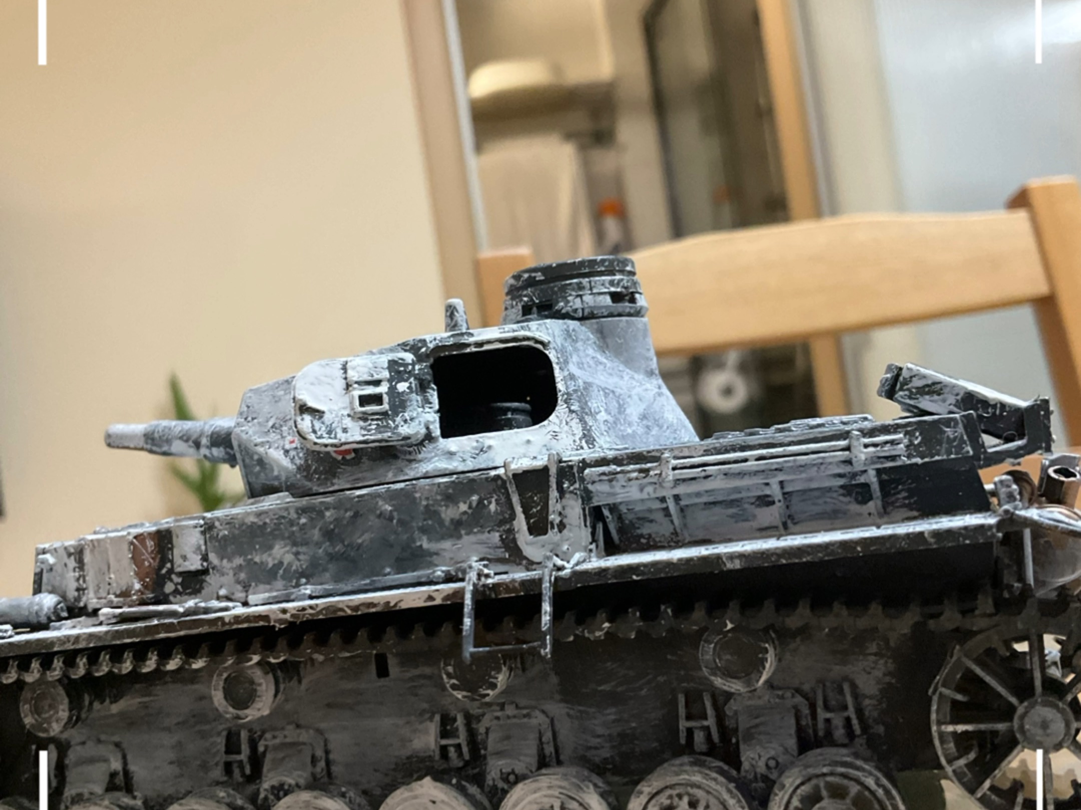 田宫四号d 雪地涂装.