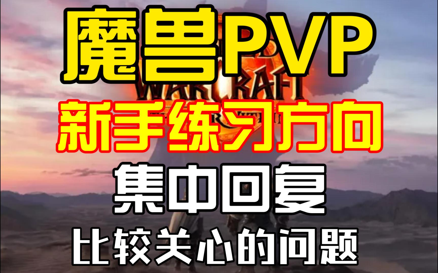 魔兽世界PVP,集中回复大家比较关心的一些问题