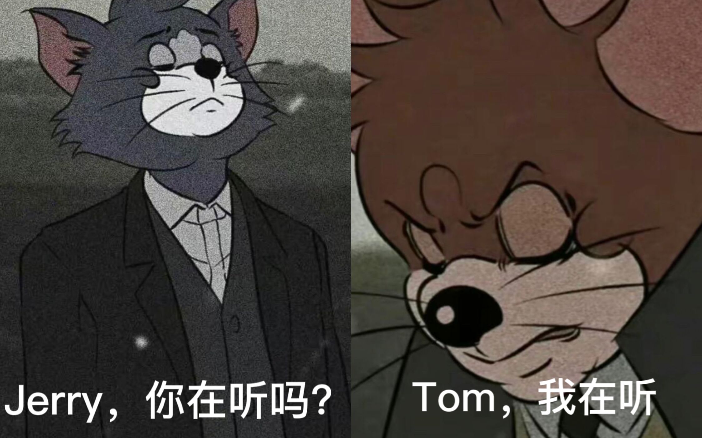 [图]“Jerry，你在听吗”“Tom，我在听”