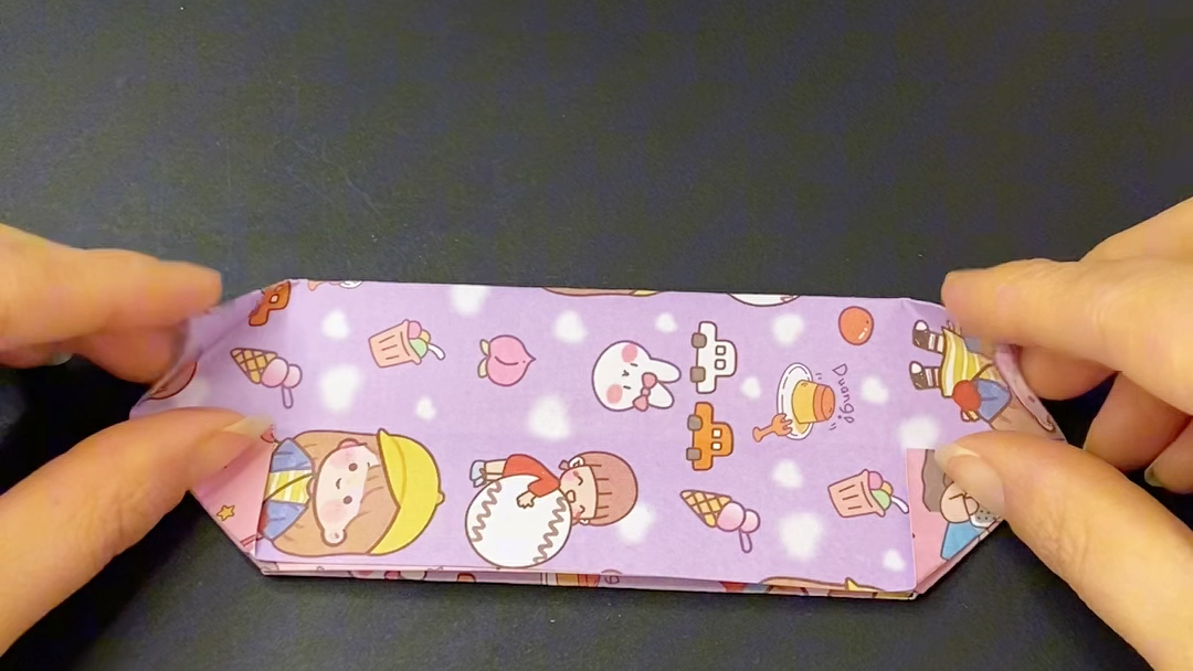 折纸收纳盒也可以这么折真是太简单了