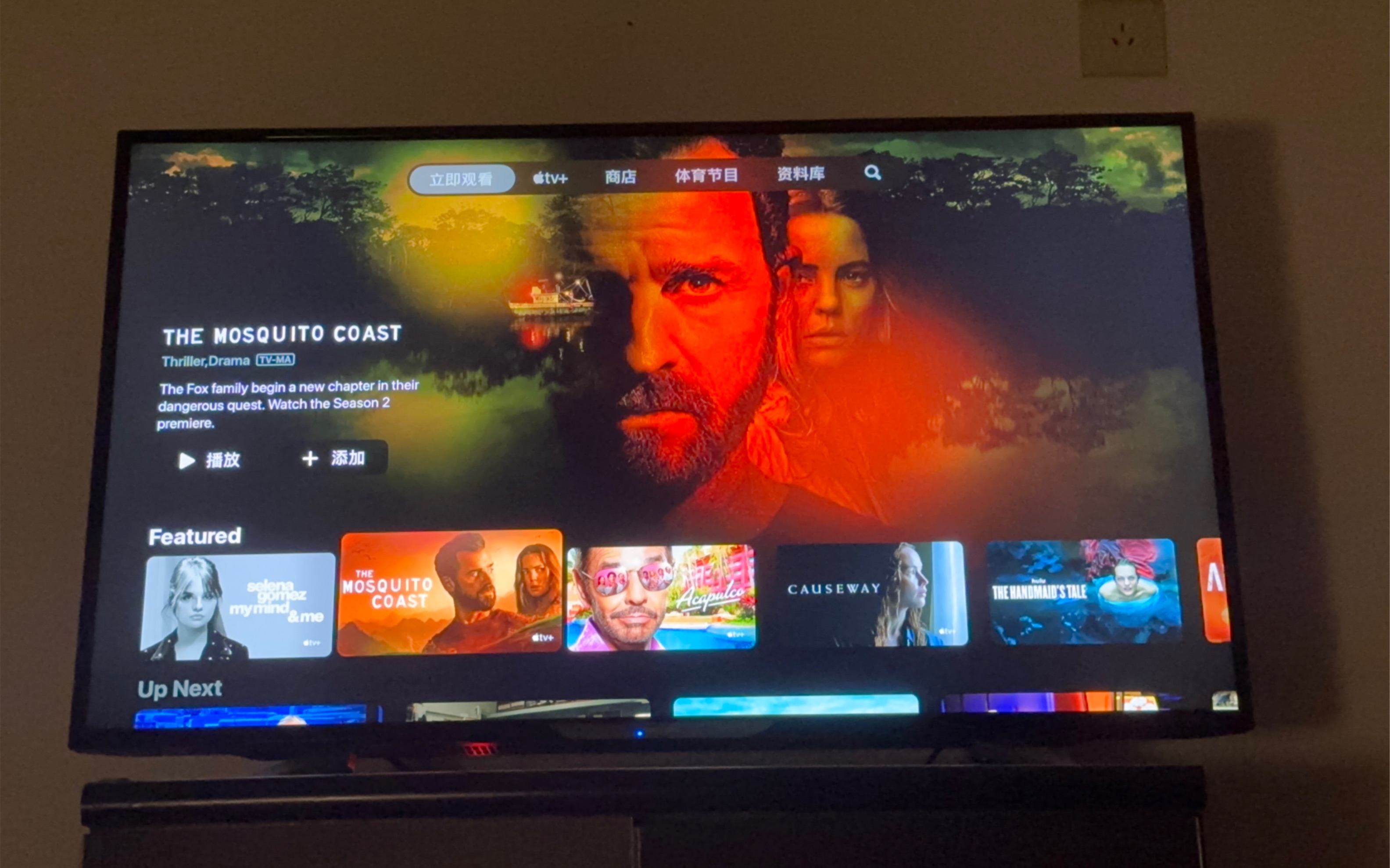 Apple TV“立即观看”最新界面很酷炫啊!哔哩哔哩bilibili