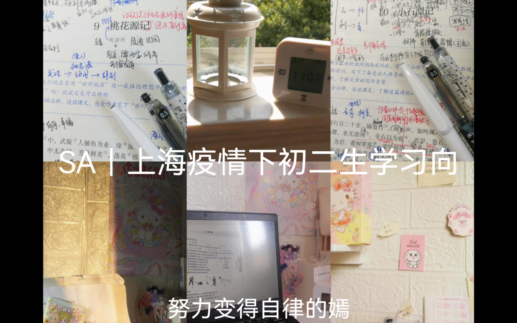 SA|上海疫情下初二生学习向|“一以贯之的努力,不得懈怠的人生.每天的微小积累会决定最终结果,这就是答案.”哔哩哔哩bilibili