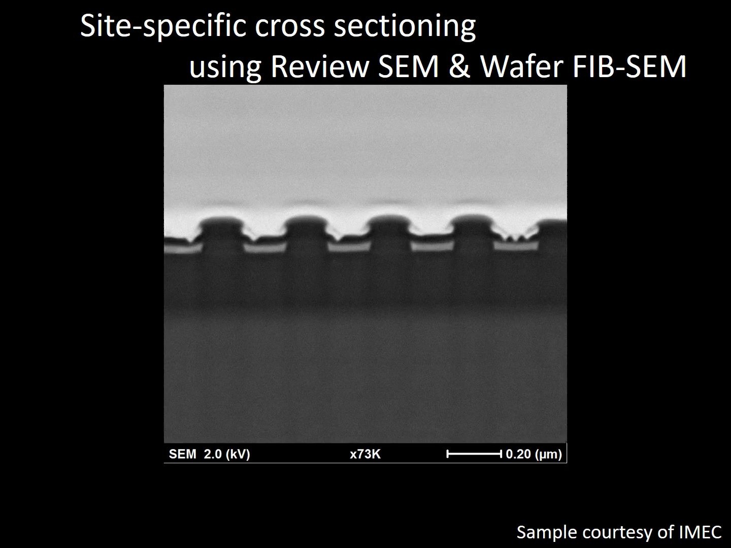 wafer fib sem截面分析