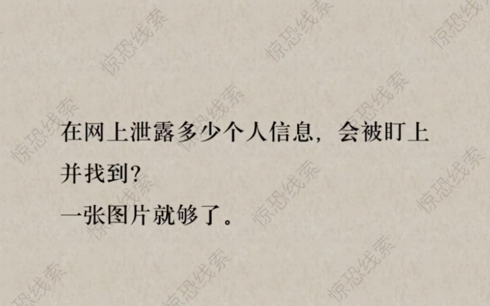 在网上泄露多少个人信息,会被盯上并找到?一张图片就够了.哔哩哔哩bilibili