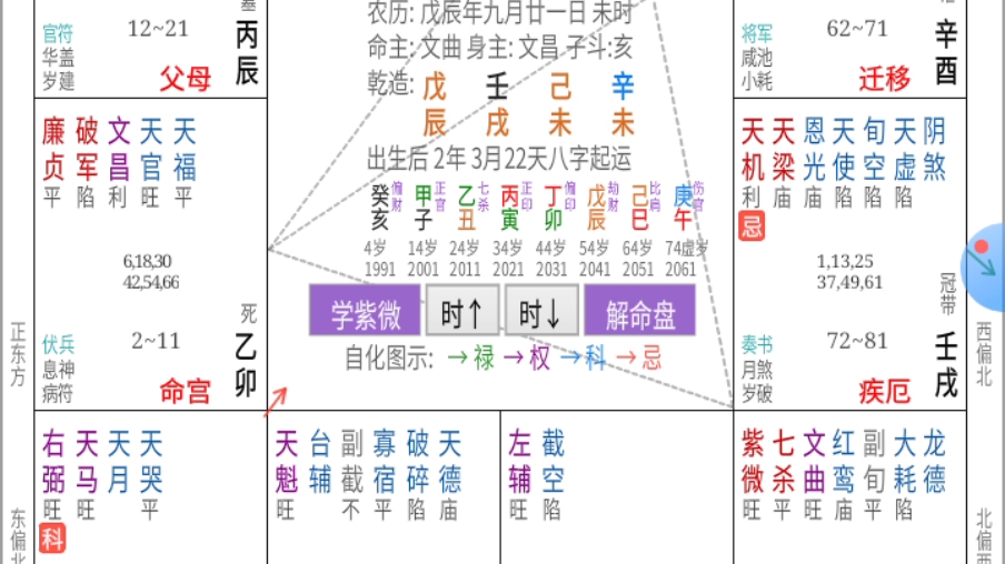 八字结合紫微斗数命局之起落沉浮命造哔哩哔哩bilibili