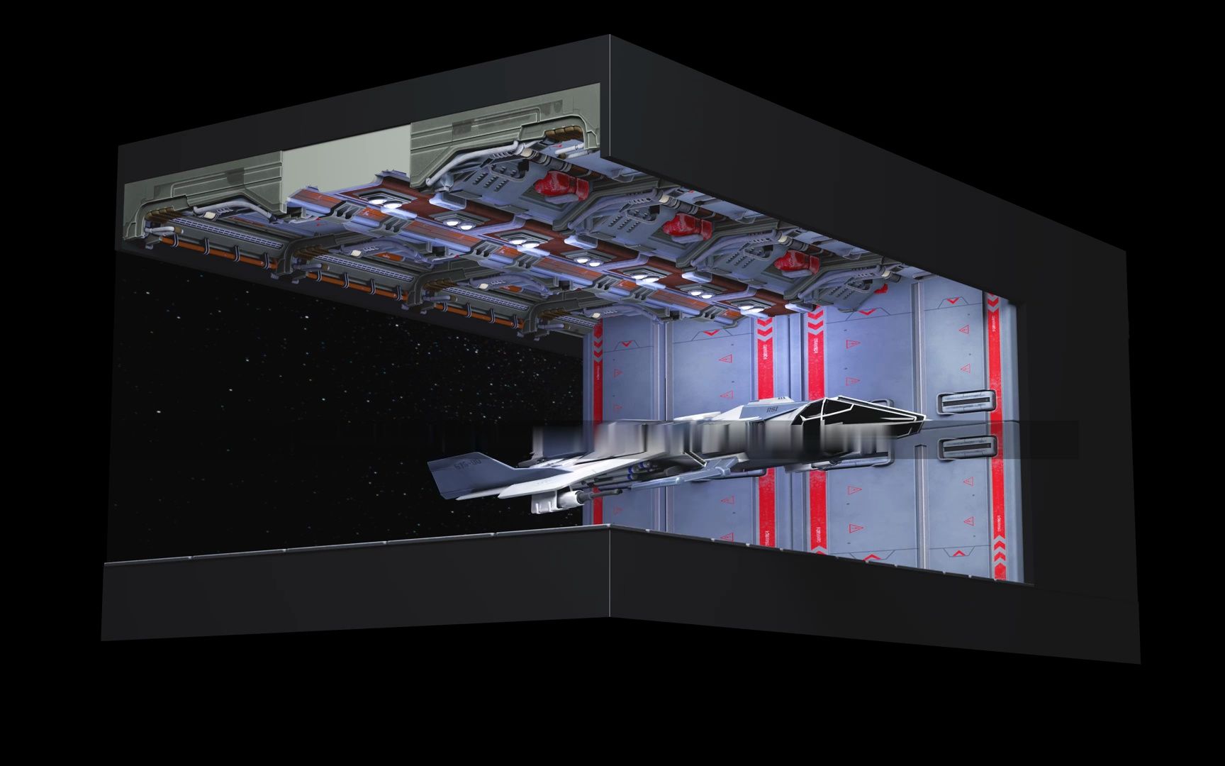 太空舱裸眼3d大屏幕led折幕户外直角l型led大屏裸眼3d动画视频制作