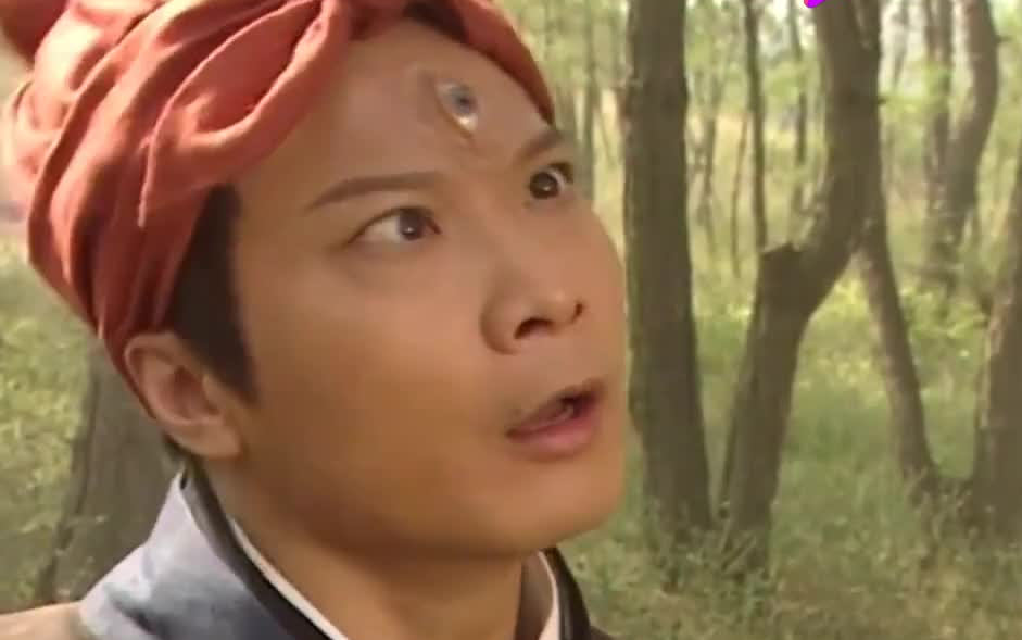 tvb版封神榜将军让杨戬拿手砍柴杨戬发现可以用天眼分分钟搞定