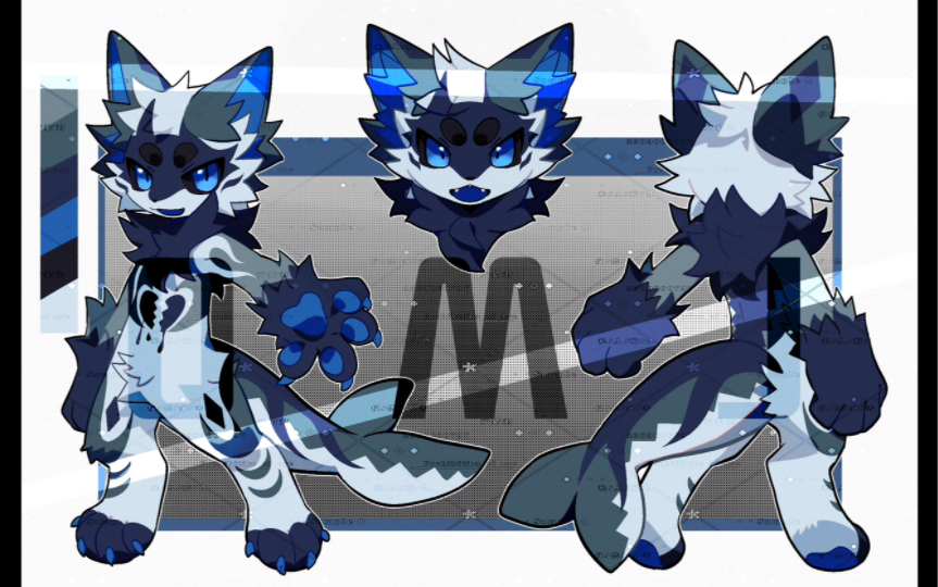 【兽设拍卖】一只混迹于深海之中的狼鱼,10起5 ,咕咕要收50%的咕咕费