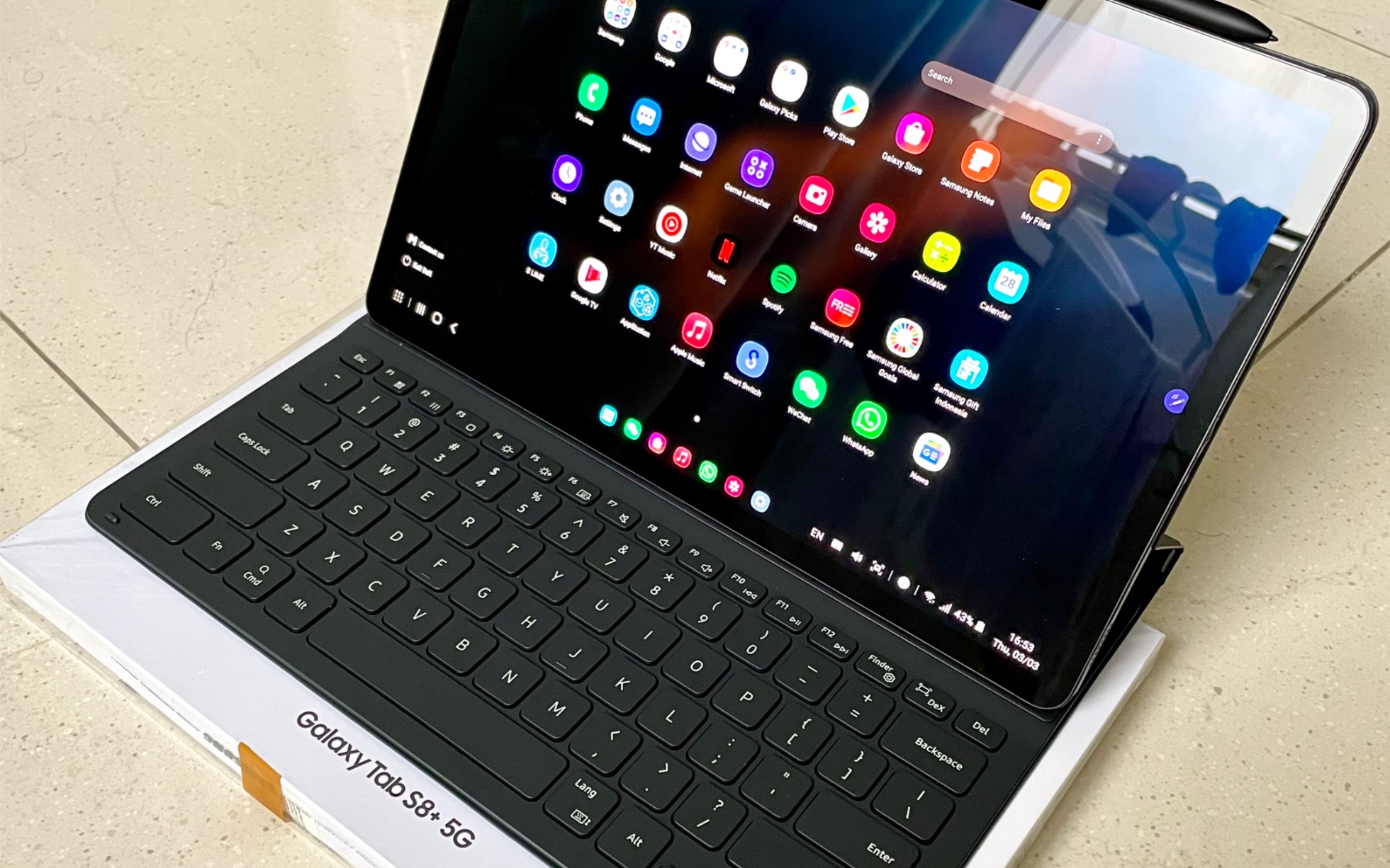 三星平板tab s8  256 5g:窗口自定义,音效,手写