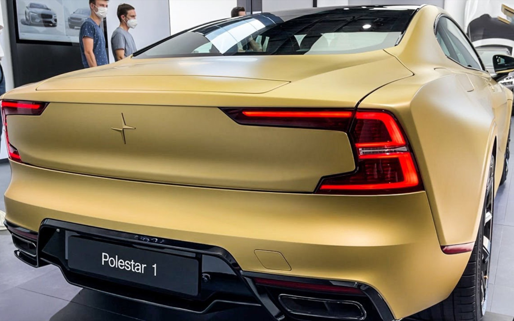 New! 豪华GT 极星Polestar 1 特别版磨砂金静态展示哔哩哔哩bilibili