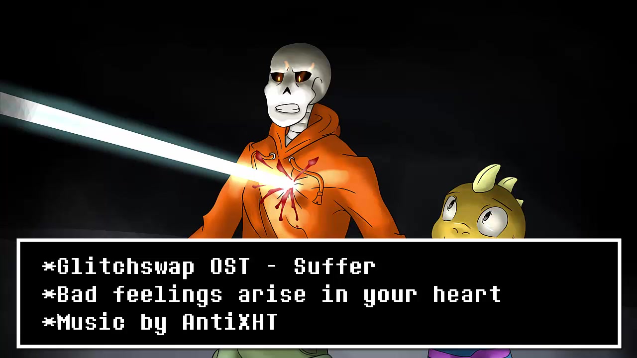 [glitchswap] suffer (papyrus死亡音乐)_哔哩哔哩 (゜-゜)つロ 干杯