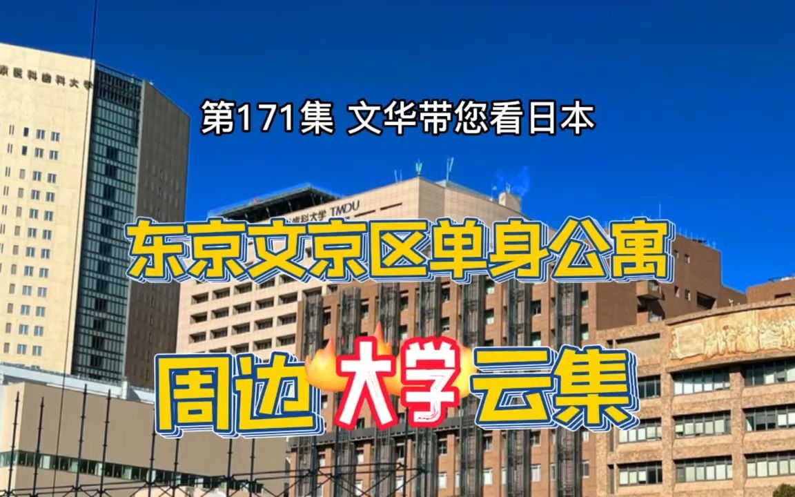 东京文京区单身公寓(可租) | 御茶之水站徒步7分钟 | 周边院校云集 | 孔子庙【日本房产】哔哩哔哩bilibili