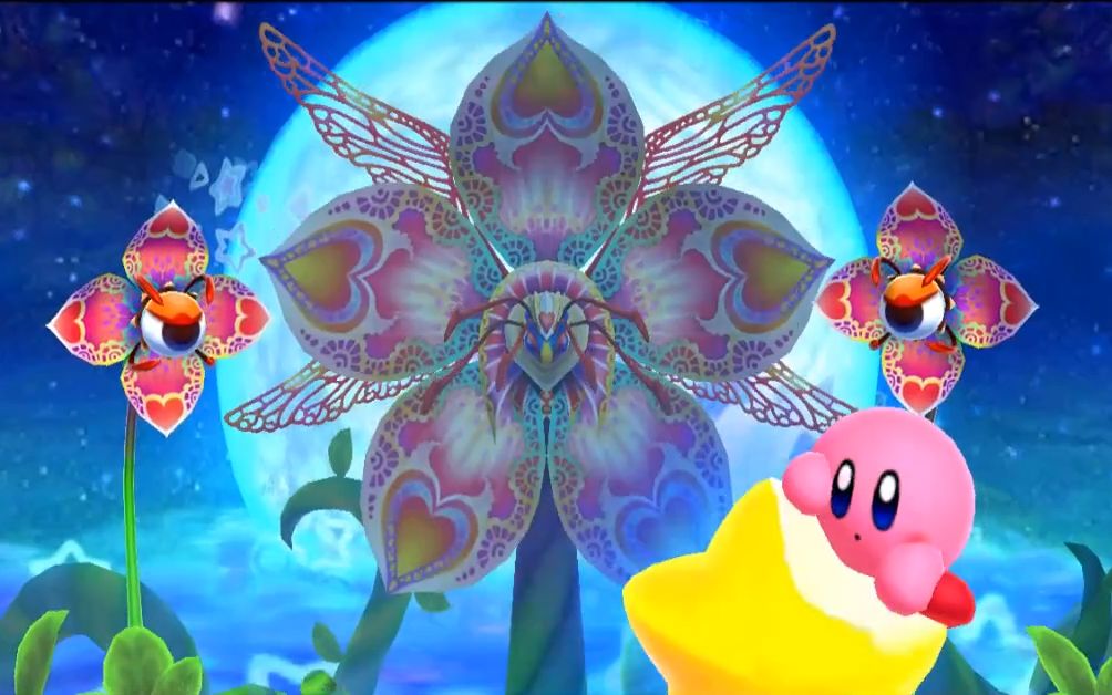 星之卡比三重彩无伤无变身技能打最终boss女王