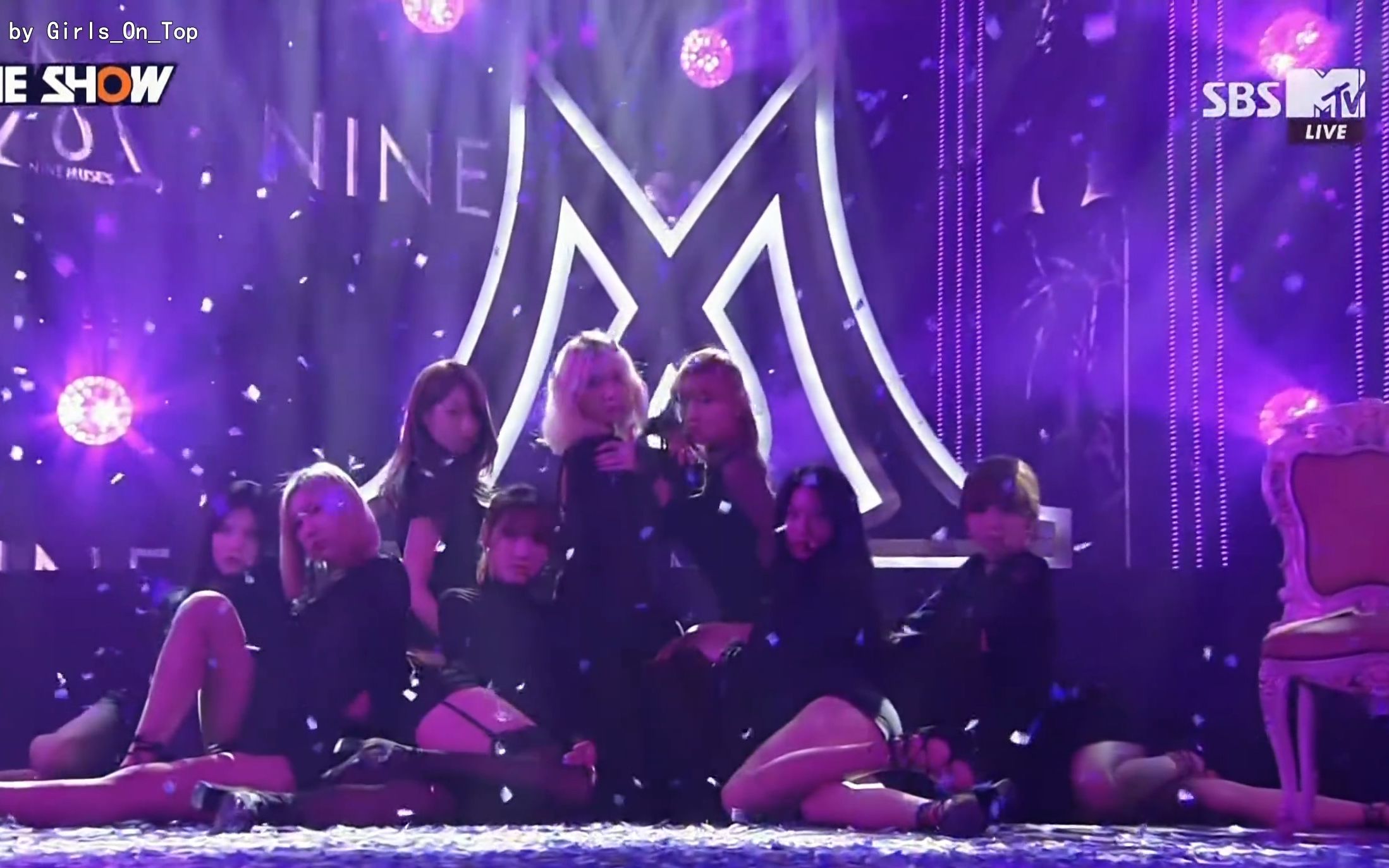 [图]【怨妇风】Nine Muses - 失眠又饥饿（Sleepless Night）三代女团超清现场！！中文字幕