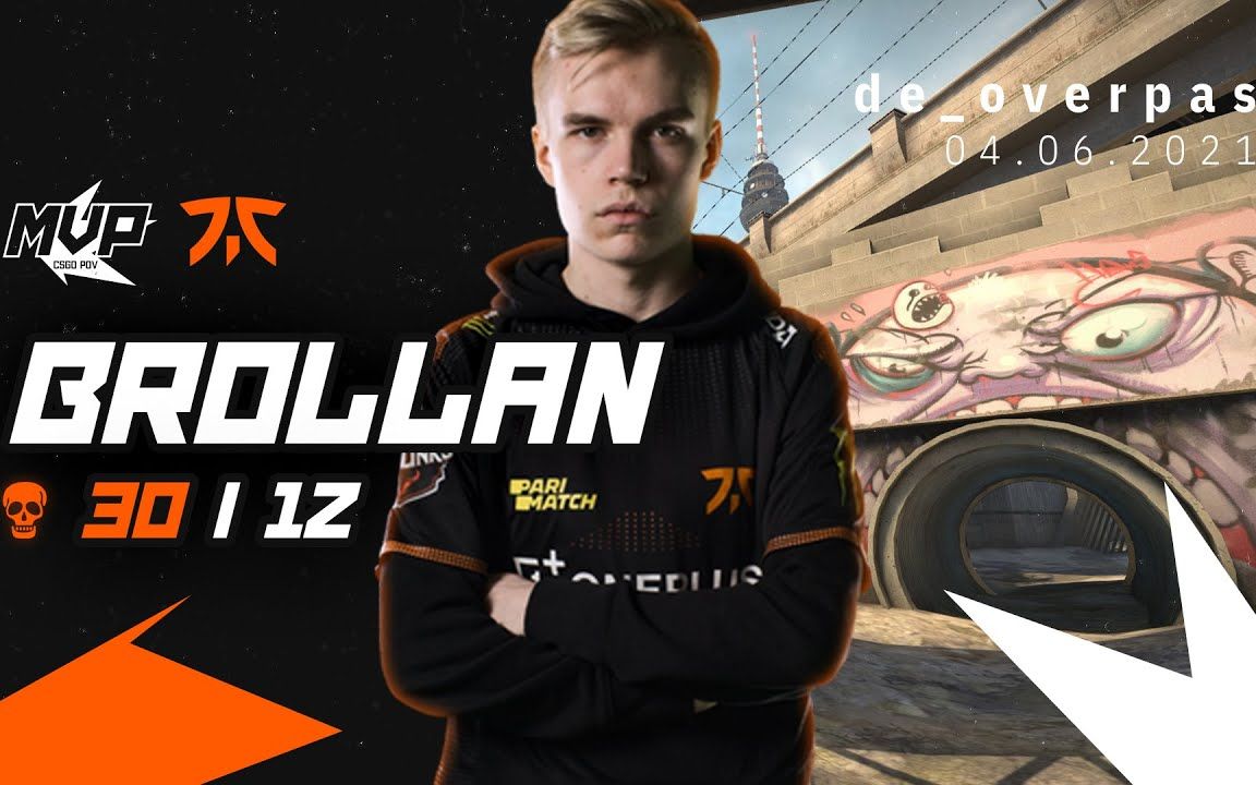 【csgo】pov fnatic brollan (30/12) vs nip (de_overpass) @iem
