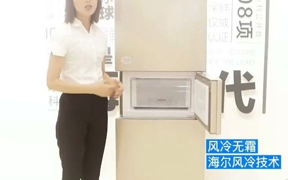 84_(haier)海尔冰箱三门超薄风冷无霜_直冷小型迷你家用家电智能节能