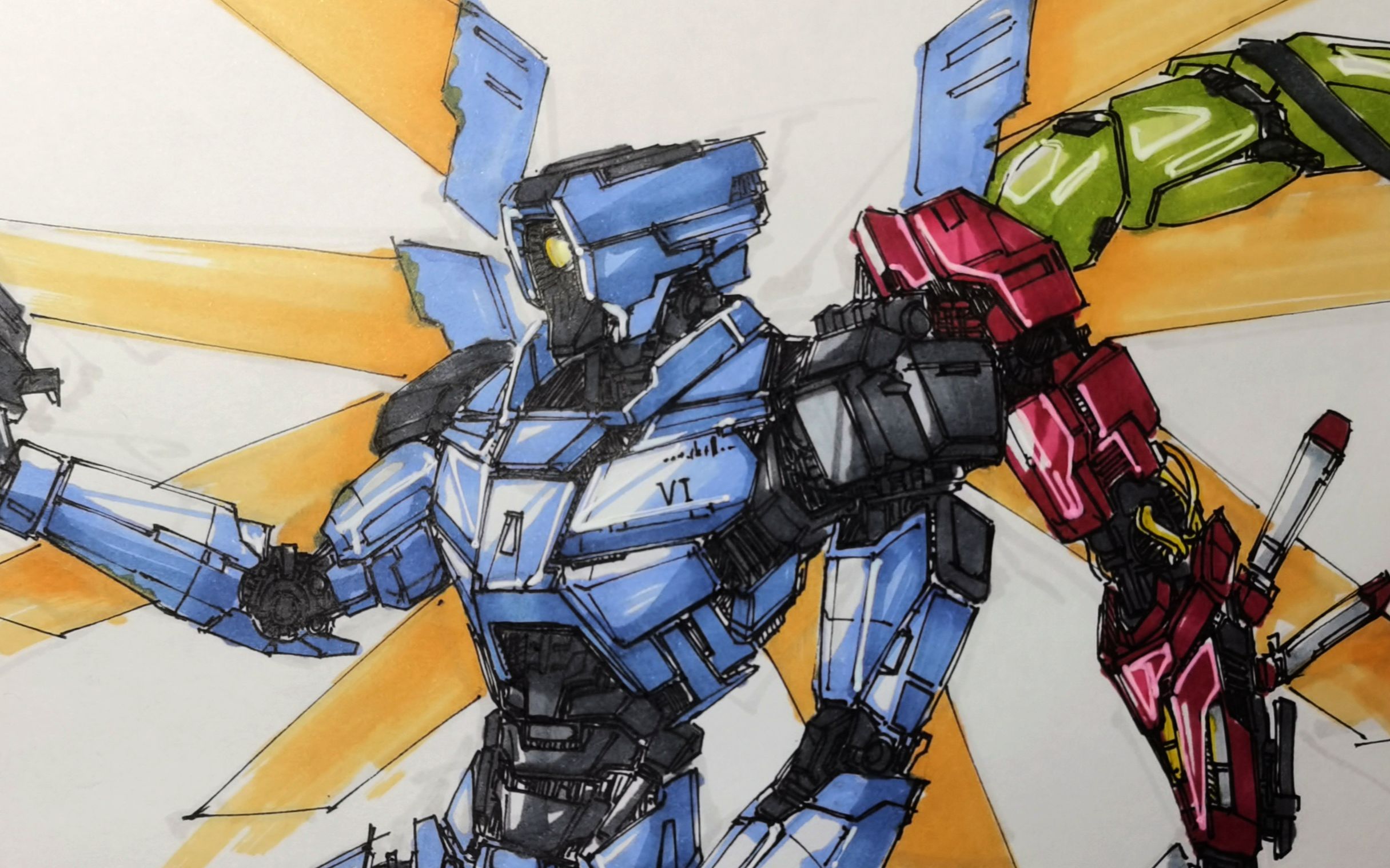 手绘ultrakill主角机