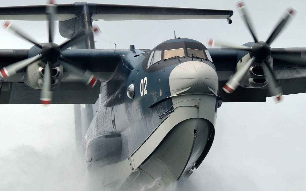 日本海上自卫队us-2水上飞机,号称世界最先进水上飞机