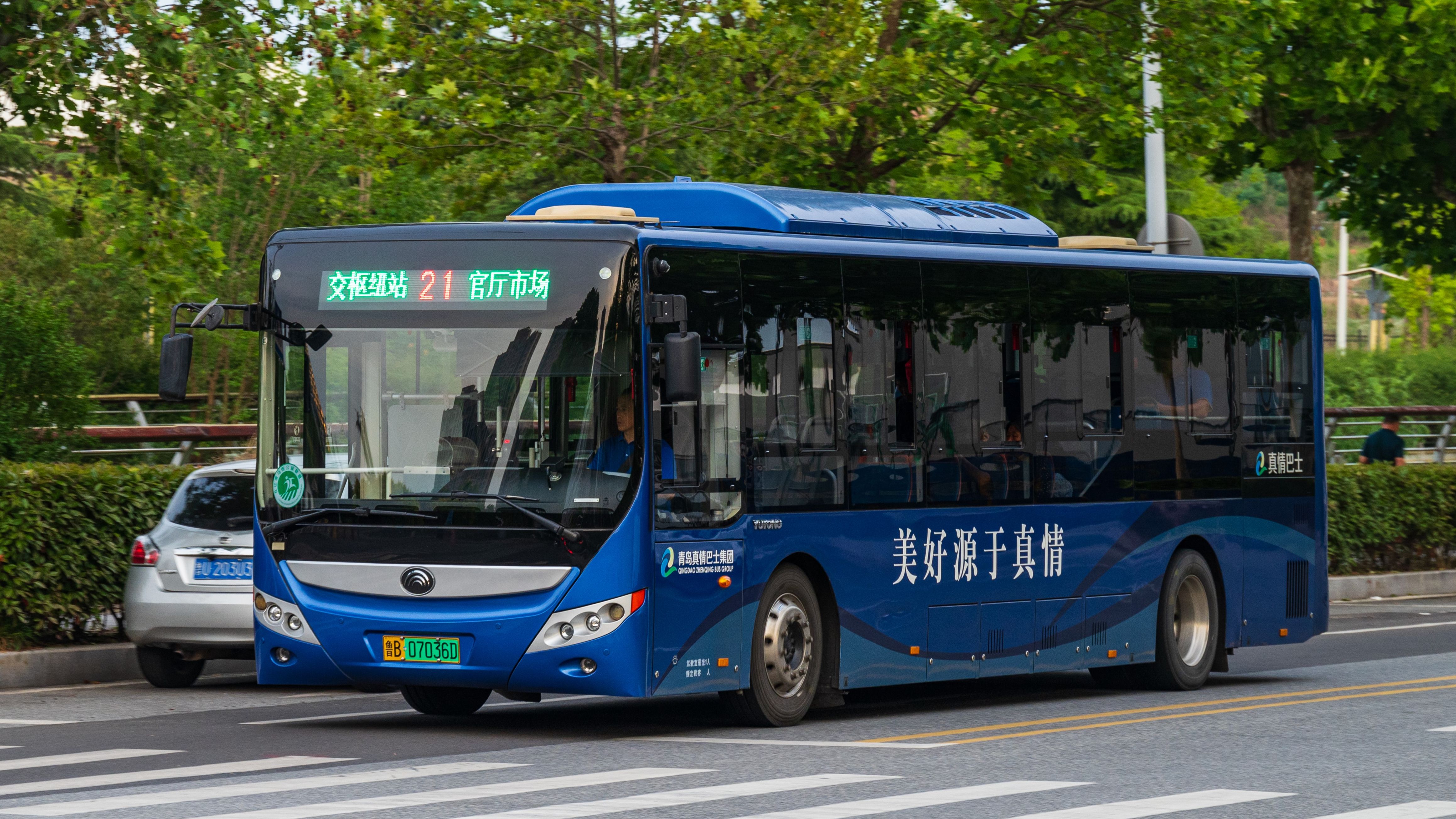 [pov 062-西海岸] 探秘灵山卫 青岛真情巴士黄岛21路 上行 前方展望