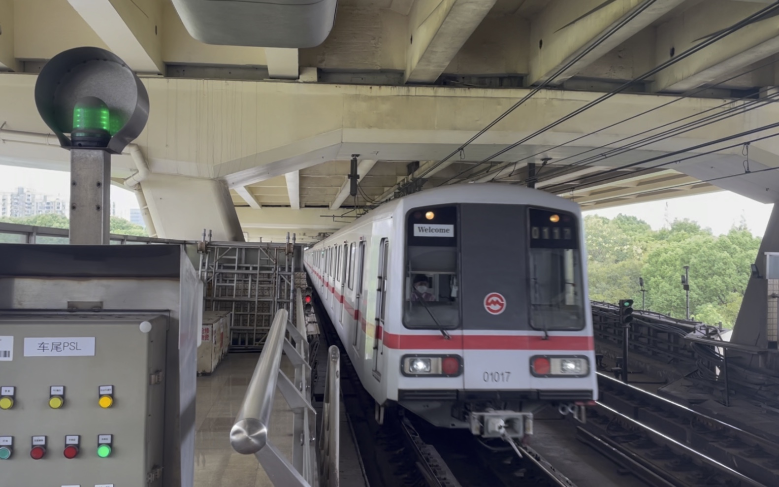 【上海地铁1号线】大修老八01017号车上线后体验