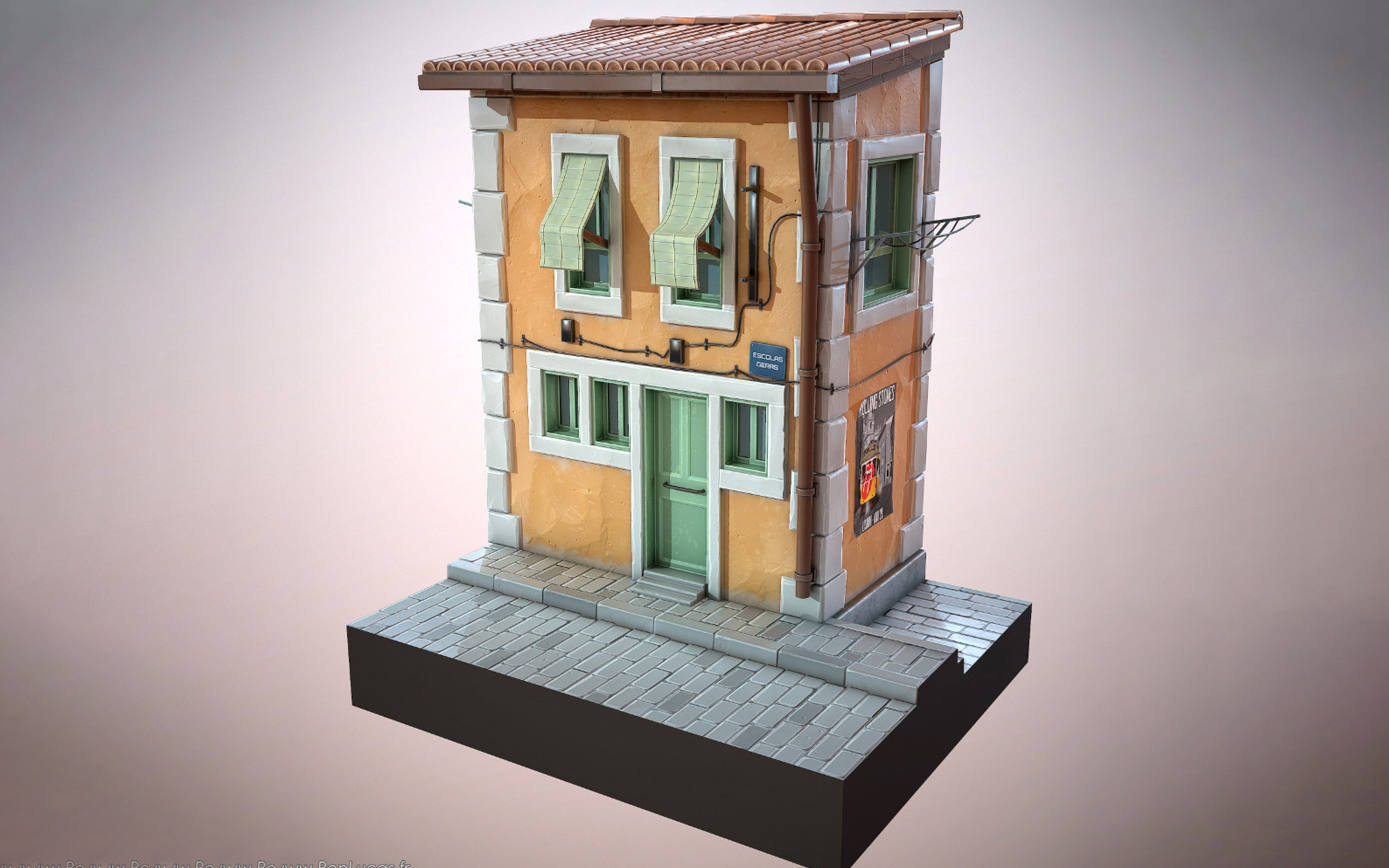 【maya零基础建模】非常简单的"小场景"模型建模_哔哩哔哩_bilibili