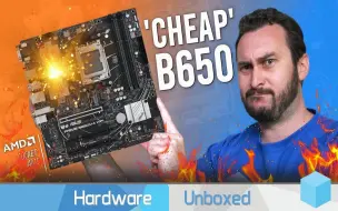 下载视频: 最便宜的AMD B650主板测试: 供电温度超过100摄氏度【Hardware Unboxed】