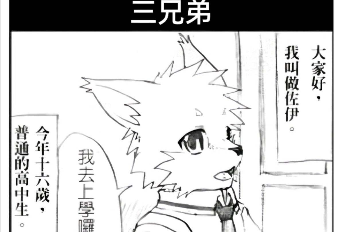 我的两个哥哥是我爸妈?!〔furry漫配〕kemocity (P1,《三兄弟》)哔哩哔哩bilibili