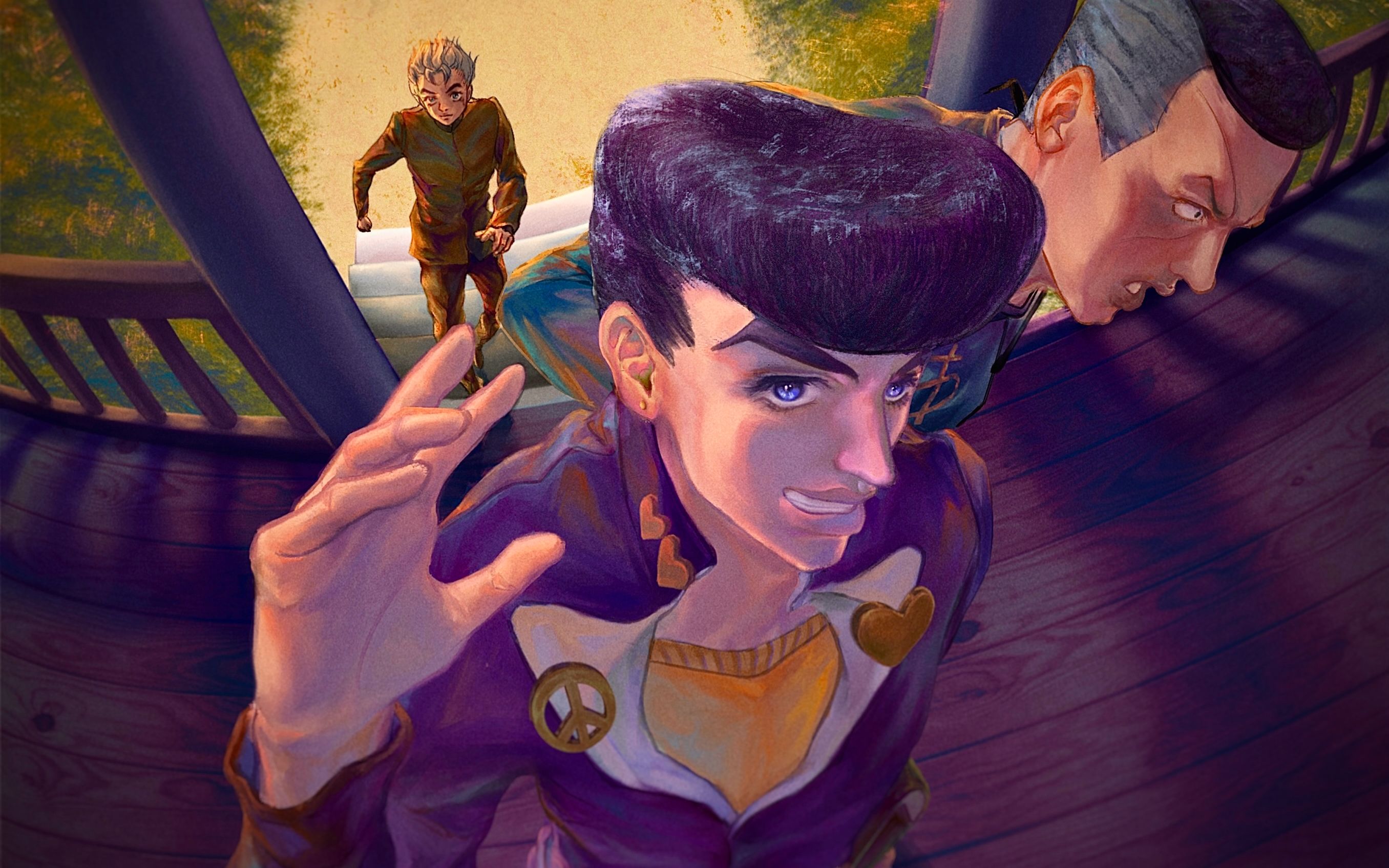 procreate和仗助一起去找漫画家玩鱼眼透视