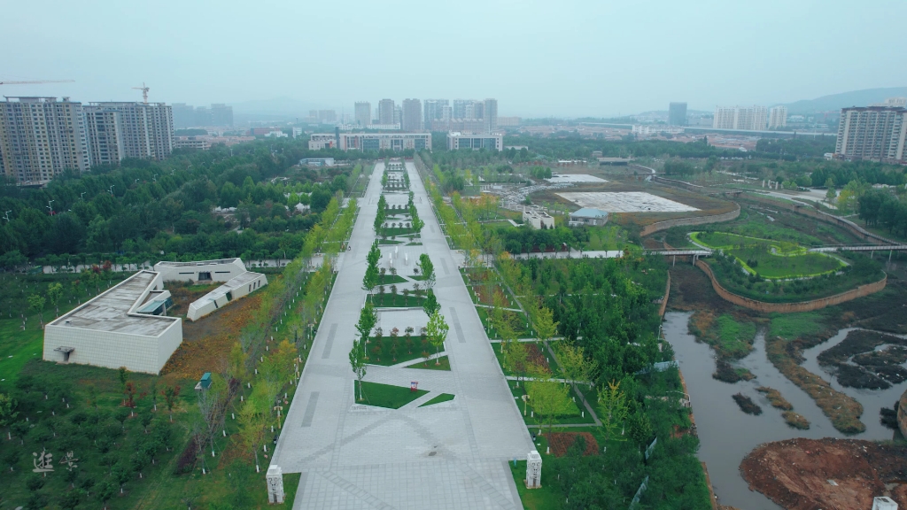 山西高平县炎帝文化苑美丽景色