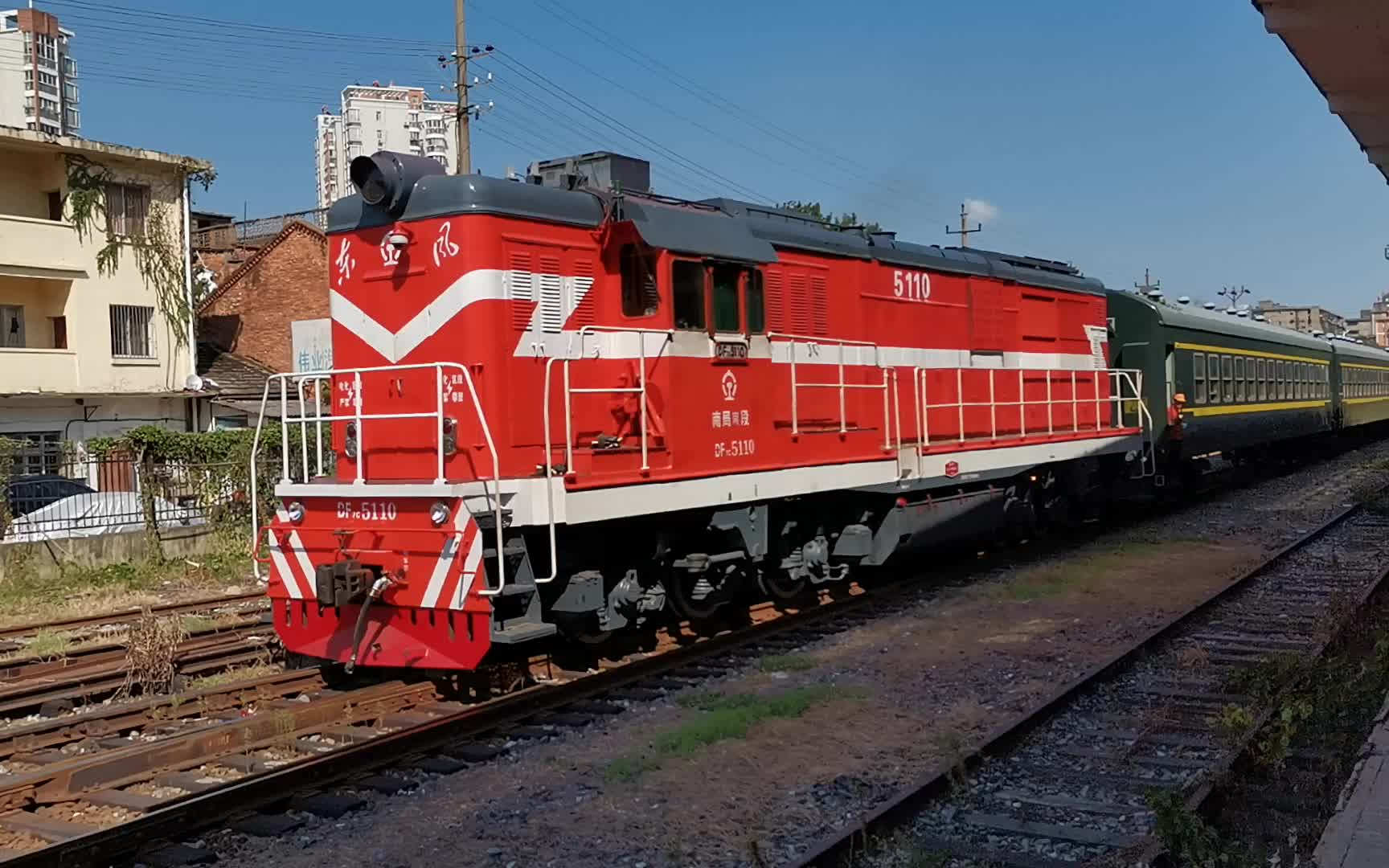 df7c 5110在南昌西货场调车(第15部)_哔哩哔哩 (゜-゜)つロ 干杯