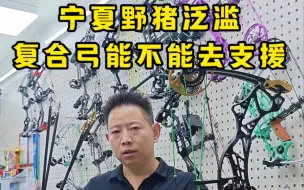 Télécharger la video: 宁夏野猪泛滥招募猎人复合弓可不可以派上用场，战地山猫会后续会发回现场视频