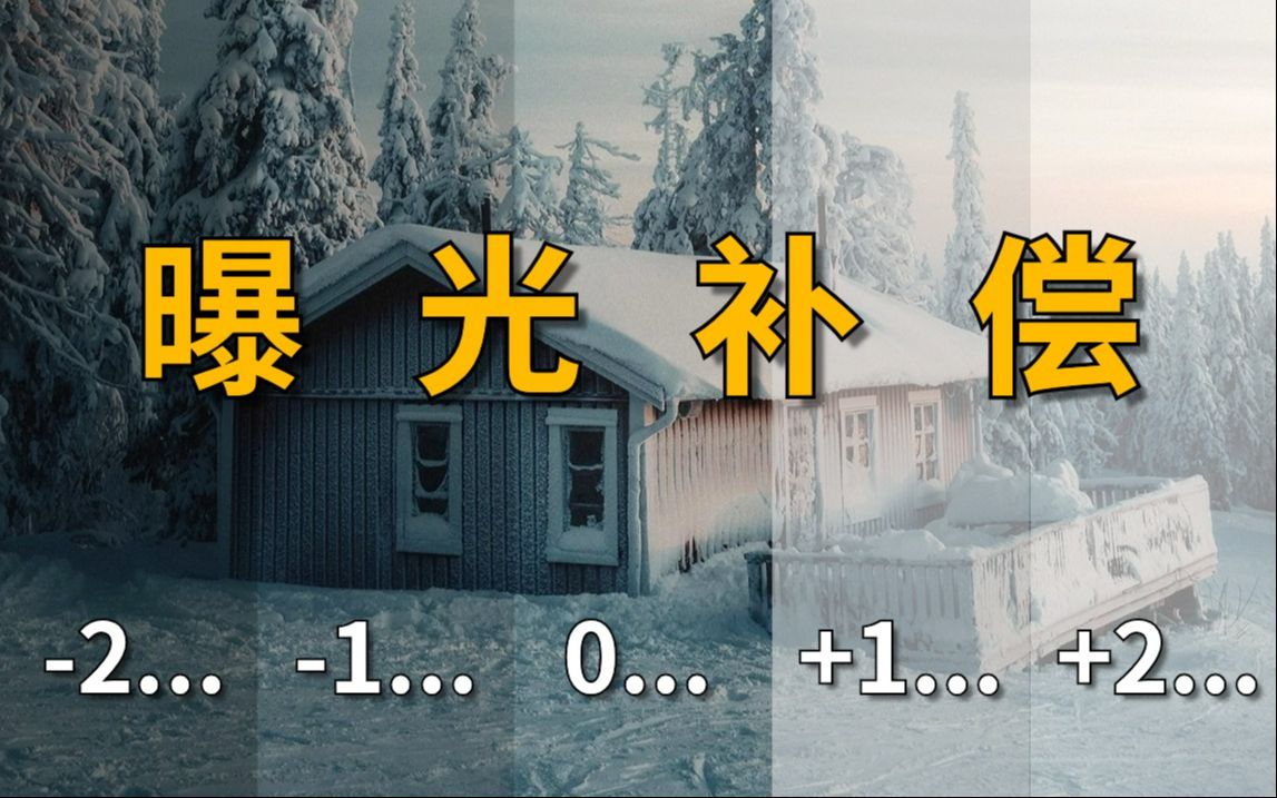 【摄影入门学习】彻底搞懂曝光补偿是什么?用好曝光补偿!新手必看!哔哩哔哩bilibili