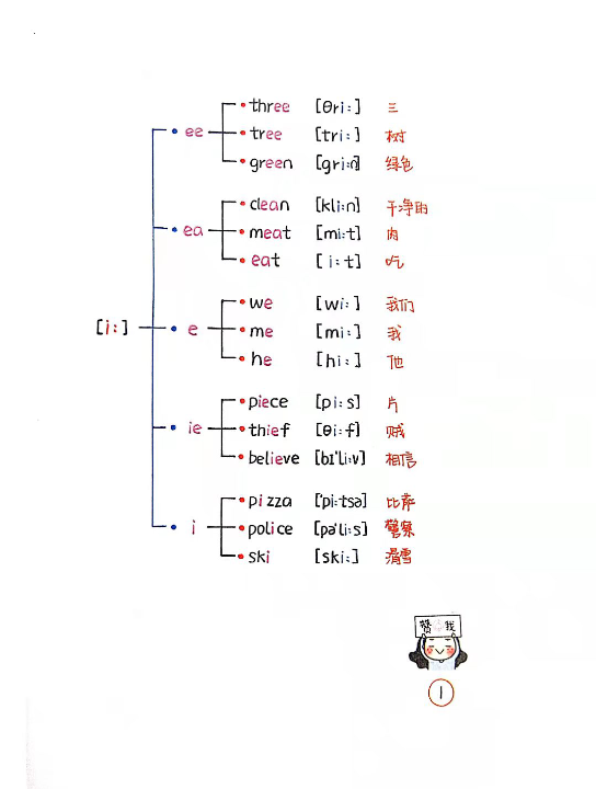 自然拼读法长元音【i:】范例,音标学习体验哔哩哔哩bilibili