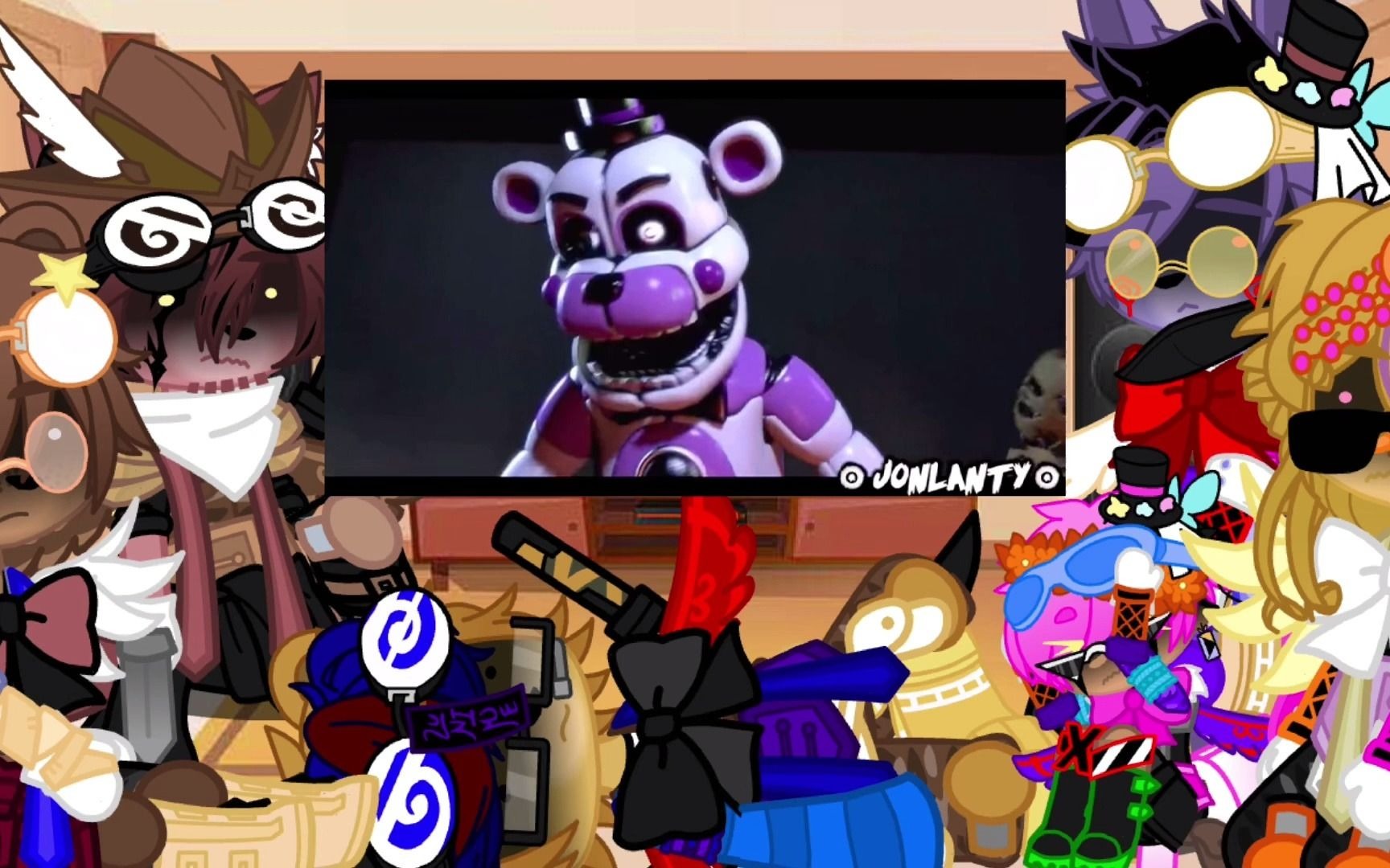 【fnaf】1代玩具看"until we meet"61{fnaf1 react to//until we