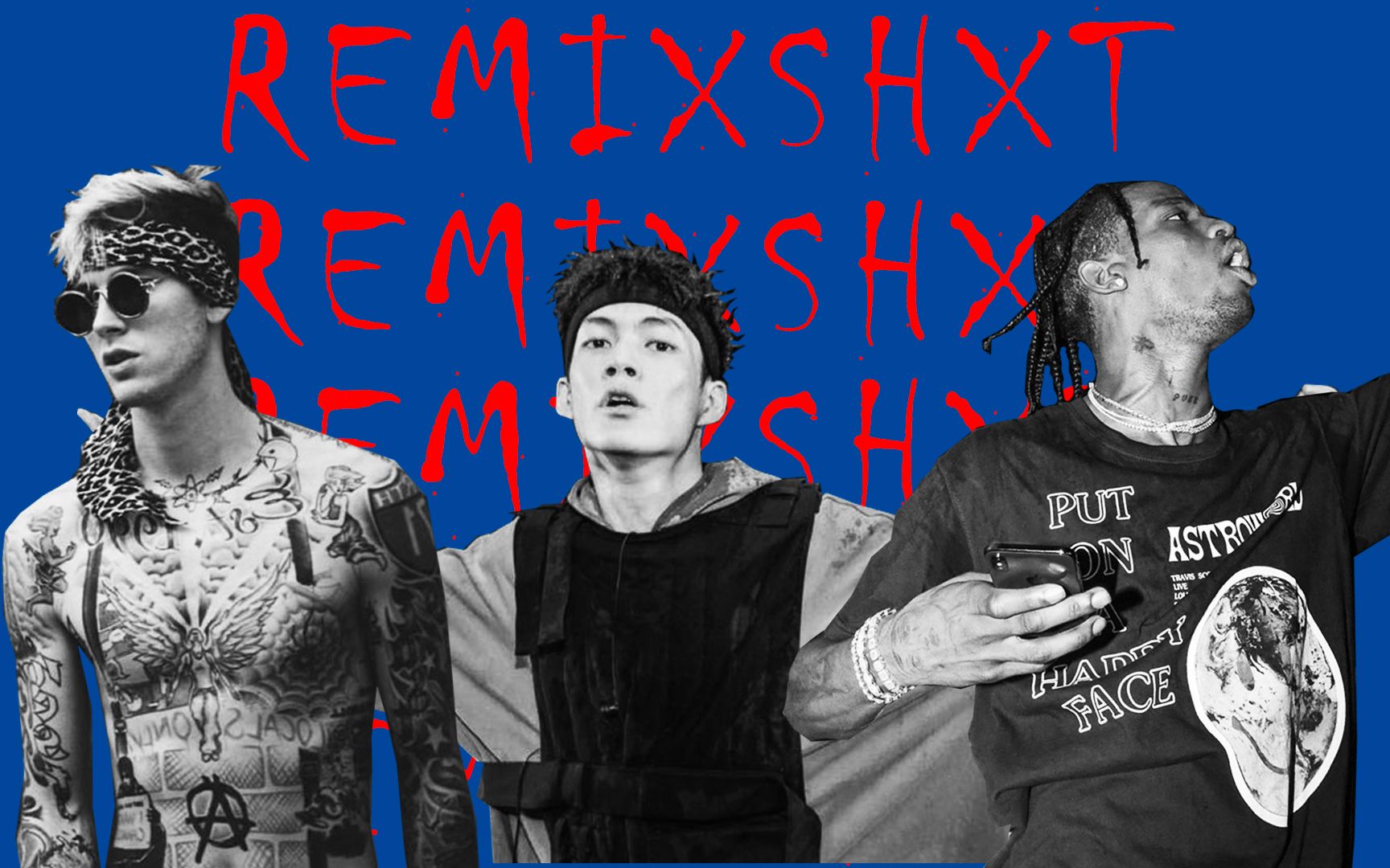 中外rapper梦幻联动,贝贝 mgk travis scott_哔哩哔哩_bilibili