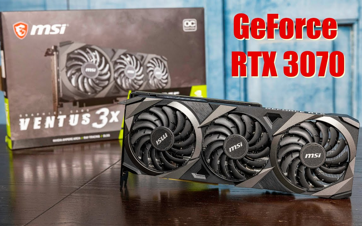 nvidia geforce rtx3070 注重算力的评测(中英字幕)