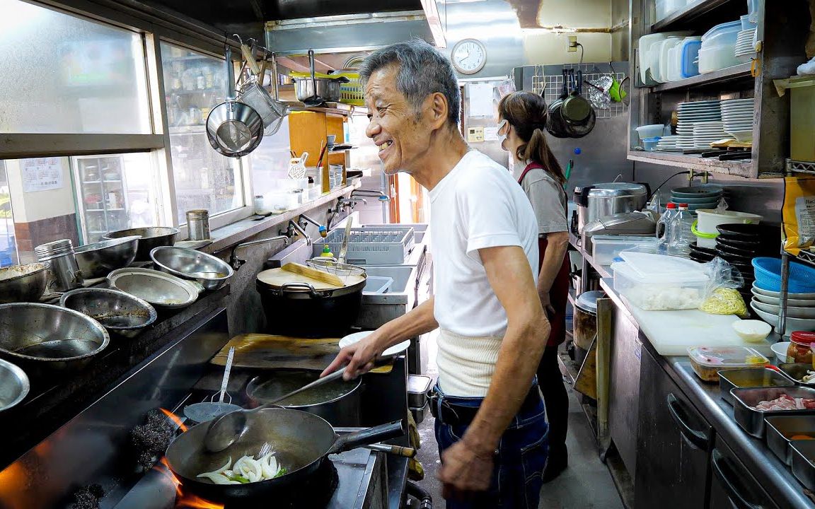 [图]日本大阪的老字号中华料理夫妻店日常